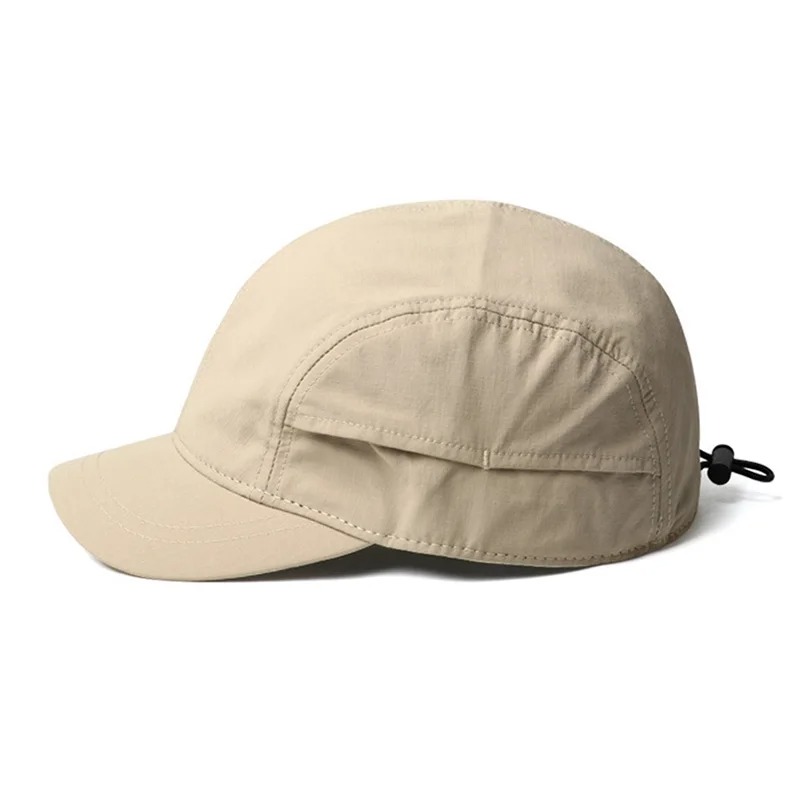 Baseball Cap Structured - قبعة بيسبول قصيرة الحواف بلون سادة،