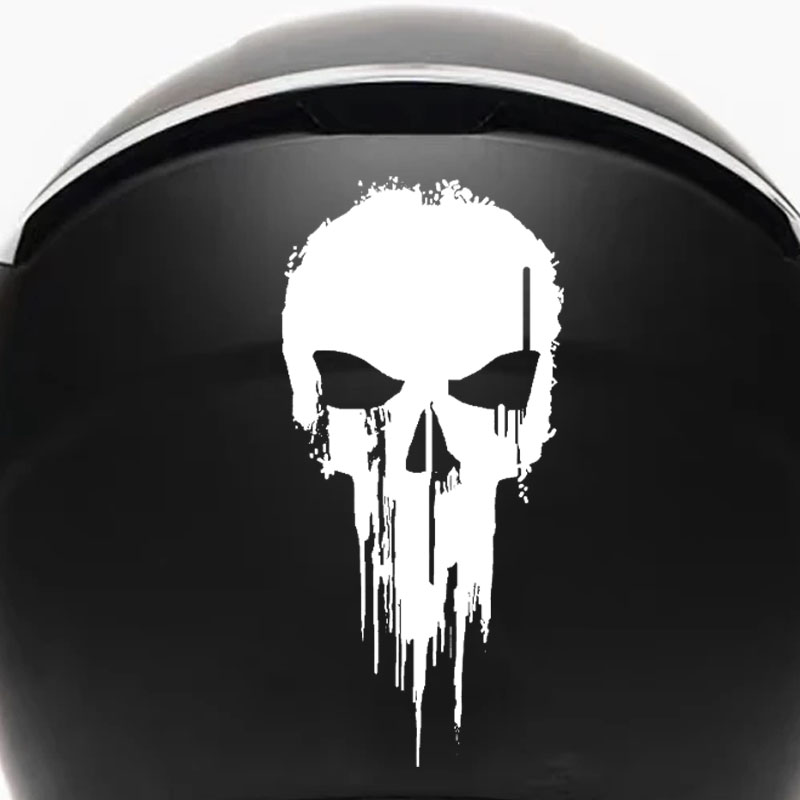 Skull Cap Helmet Liner - ملصق فينيل مقاوم للماء بتصميم هيكل