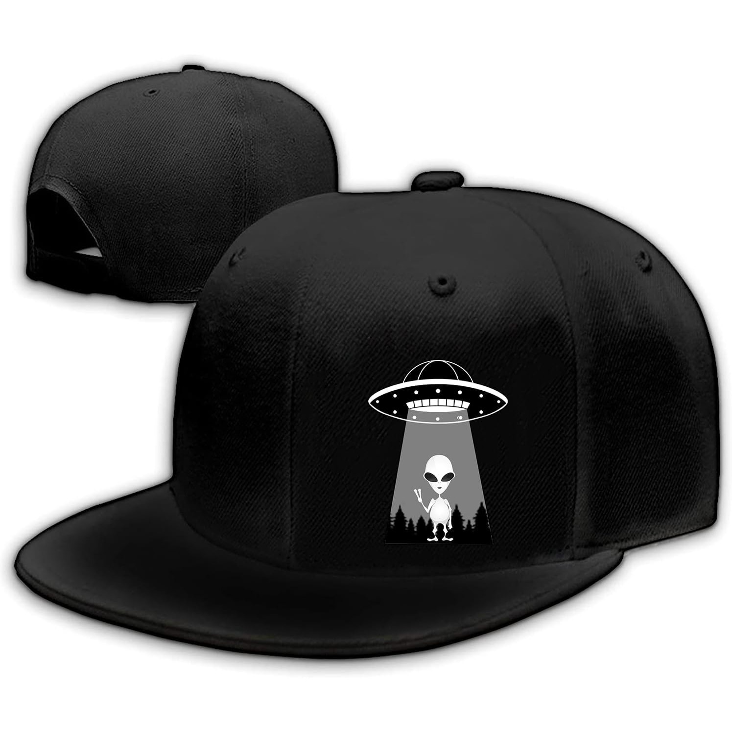 Snapback Hat Flat - قبعات Ufo Aliens Snapback للرجال قبعة