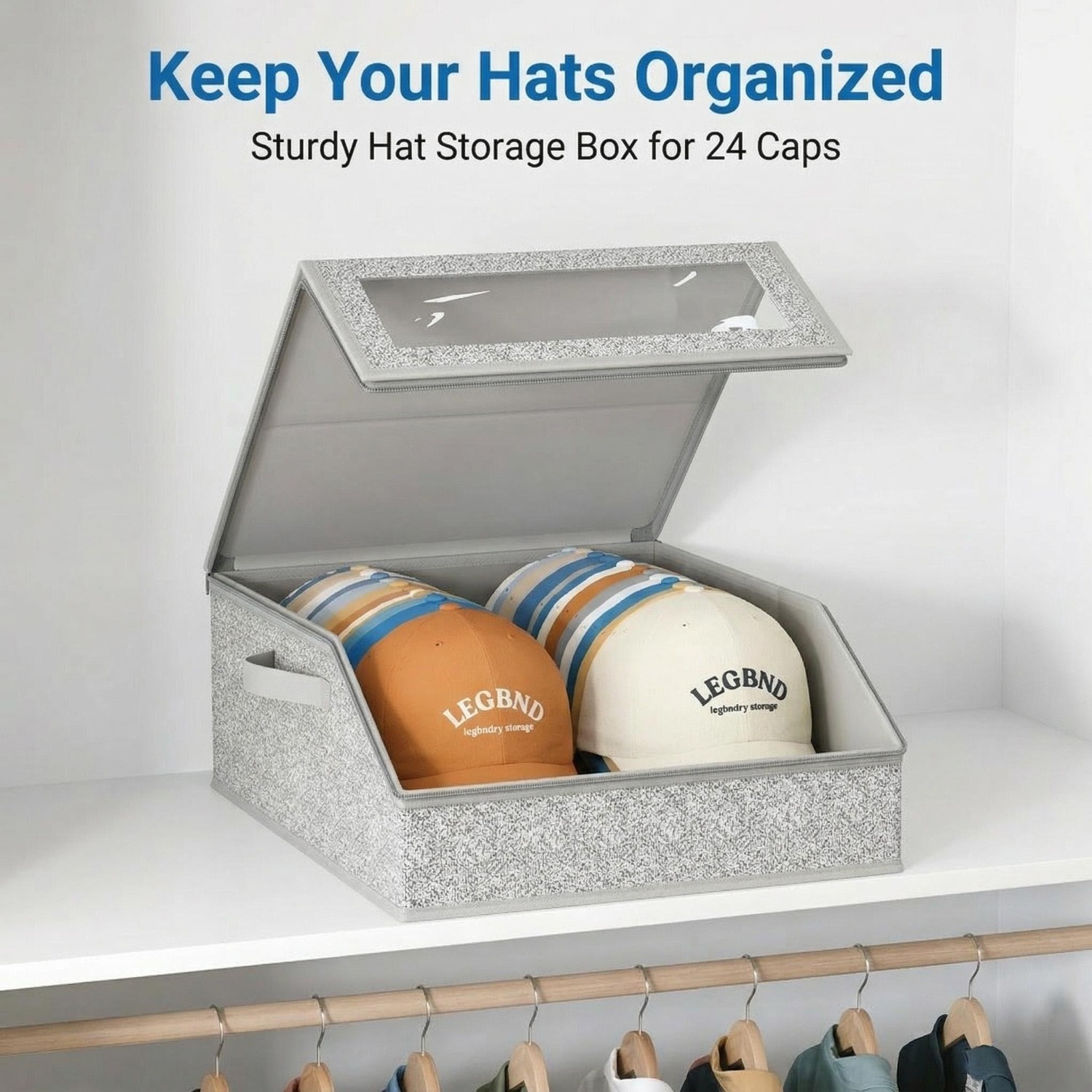 صندوق تخزين قبعات كبير السعة ب - مراجعة Baseball Cap Structured وسعره