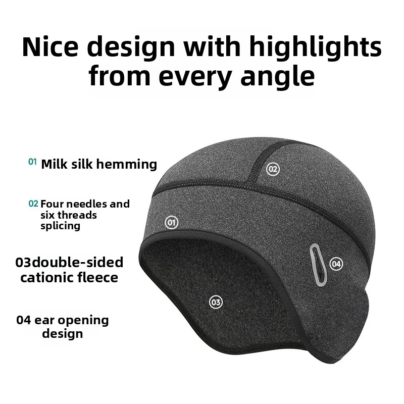 قبعة دافئة للدراجات في الشتاء، - مراجعة Skull Cap Helmet Liner وسعره