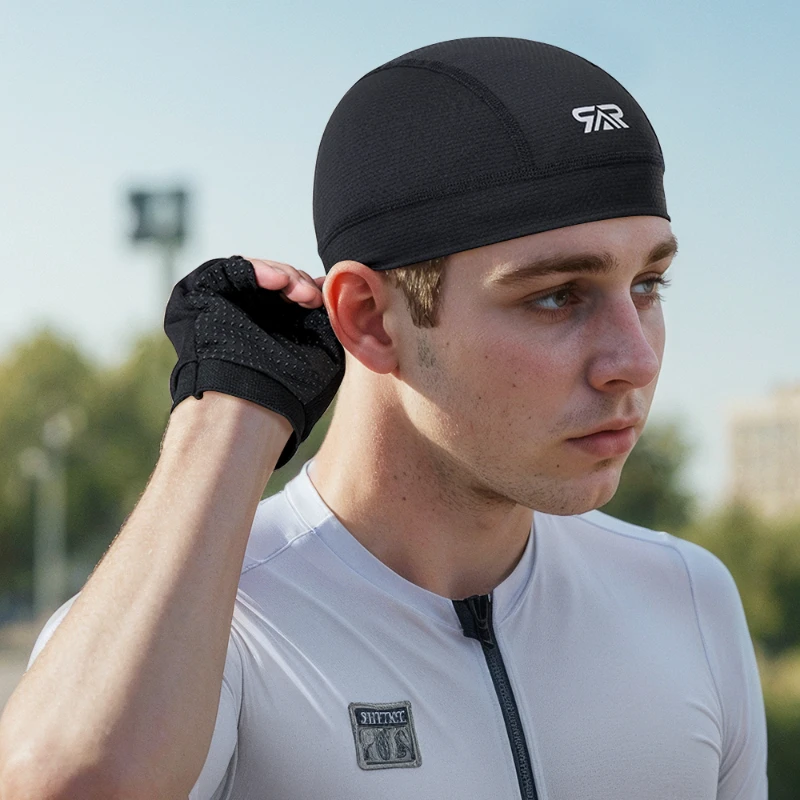 قبعة تبريد جديدة للرجال لركوب  - مراجعة Skull Cap Helmet Liner وسعره